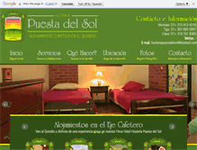 Tablet Screenshot of hosteriapuestadelsol.com